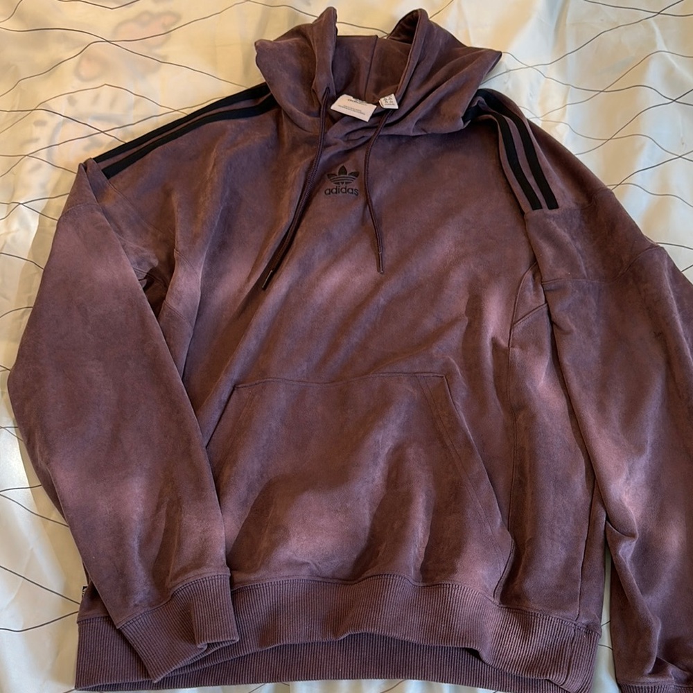 Adidas Purple Suede Sweatshirt